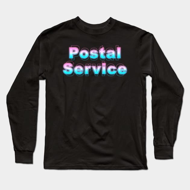 Postal Service Long Sleeve T-Shirt by Sanzida Design